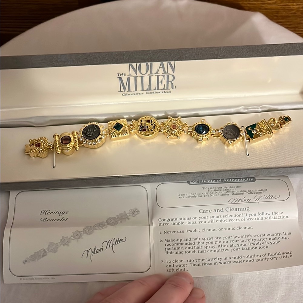 Nolan Miller Gold Heritage Bracelet